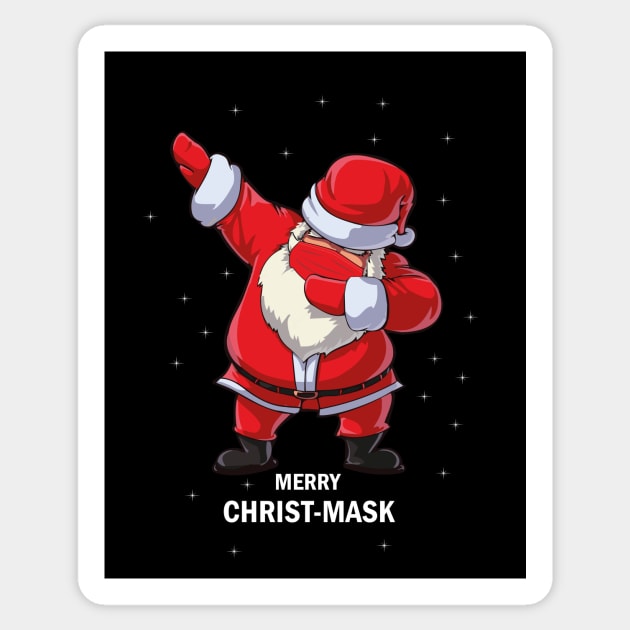 christmas in quarantine Dabbing Santa Sticker by For You